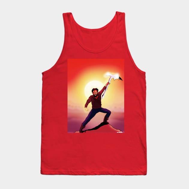 Mandy- Red triumphant Tank Top by Wonder design